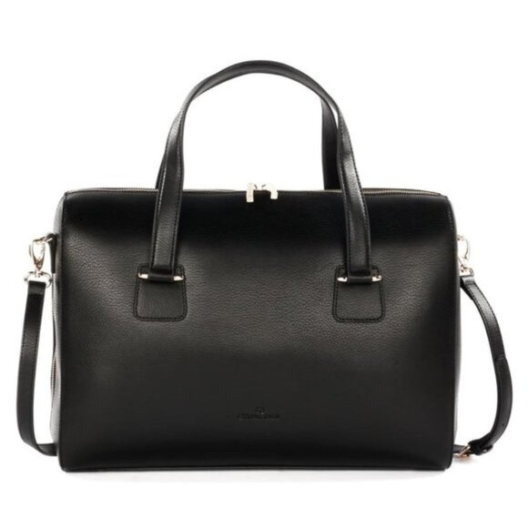 Celine Dion Triad Leather Satchel - Picture 1 of 5